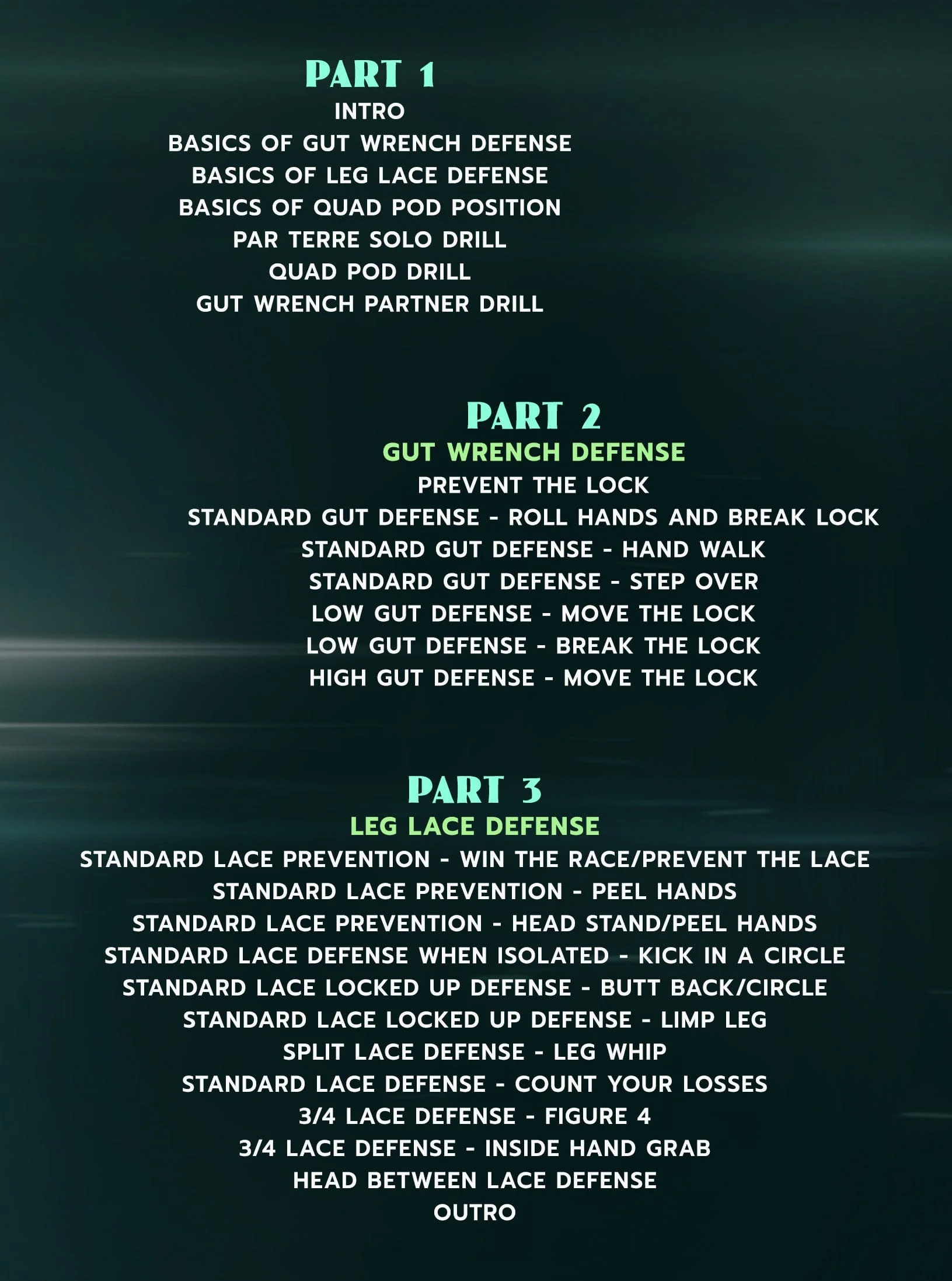 The Winning Keys To Par Terre Defense by Dan Vallimont - Image 2